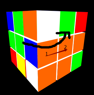 3d旋转魔方_魔方旋转方向图解_魔方旋转口诀